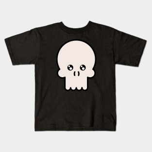 Skull Big Face Costume Funny Halloween Kids T-Shirt